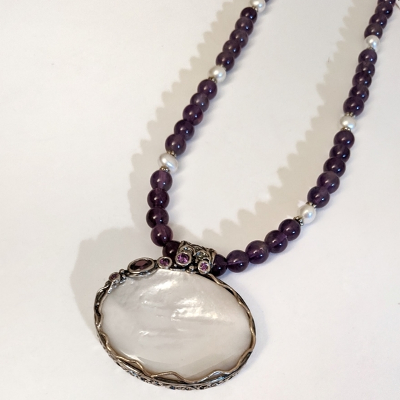 Amethyst, Mother of Pearl, Freshwater Pearl - Picture 2 of 9